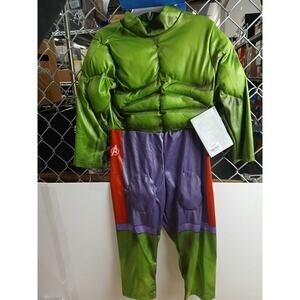 NWT Marvel Hulk Kids Costume Size 3 Green Superhero Outfit
